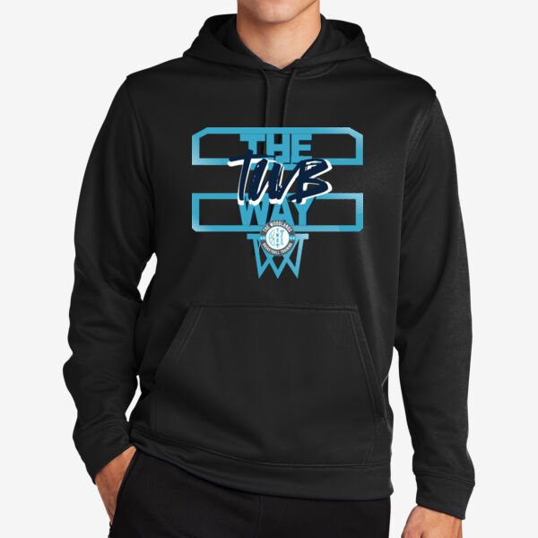 The Woodlands Basketball Sport Wick Fleece Hooded Pullover Thumbnail