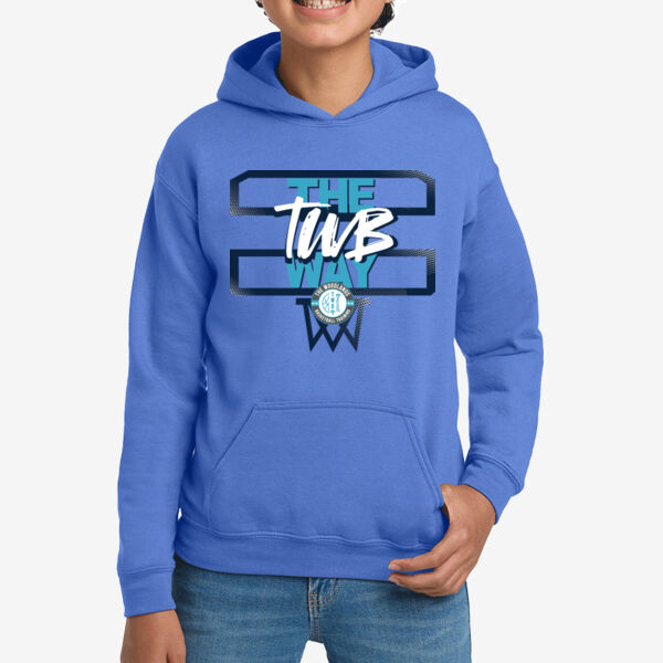 The Woodlands Basketball Youth Heavy Blend Hooded Sweatshirt Thumbnail