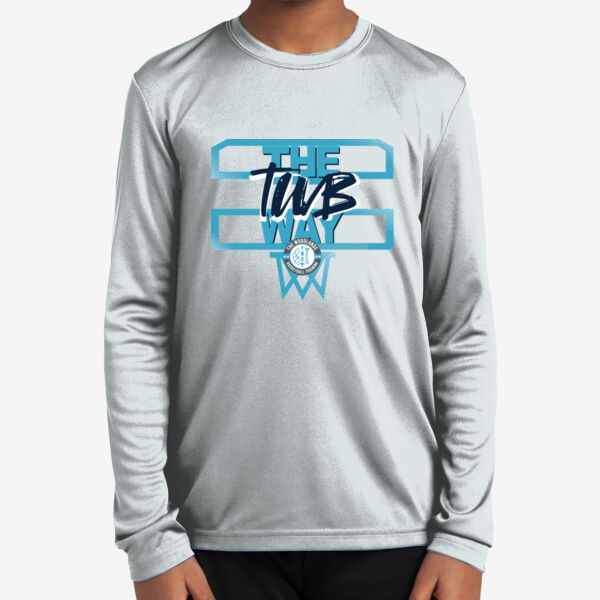 The Woodlands Basketball Youth Long Sleeve PosiCharge Competitor Tee Thumbnail