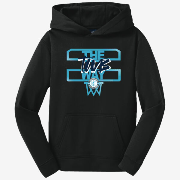 The Woodlands Basketball Youth Sport Wick Fleece Hooded Pullover Thumbnail